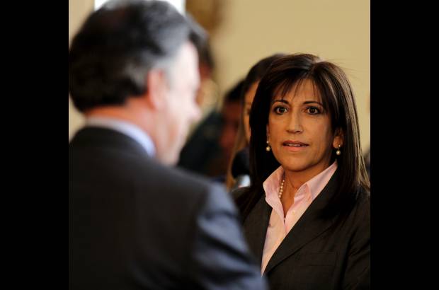 Foto Raúl Palacios-Colprensa - El presidente Juan Manuel Santos posesionó en su cargo como nueva Fiscal General de la Nación, en calidad de encargada, a Martha Lucía Zamora, quien desde el lunes pasado se desempeñaba como vicefiscal, luego de la renuncia de Wilson Martínez a este cargo.