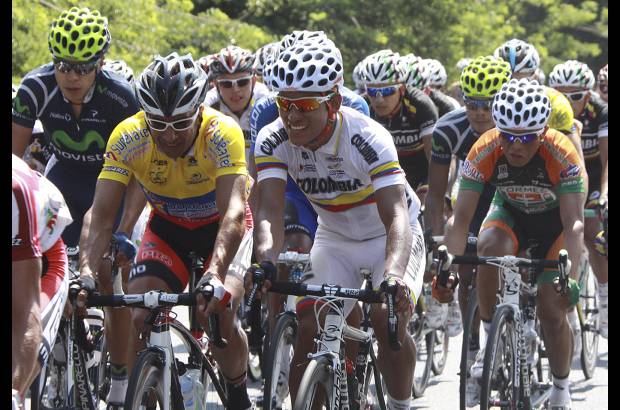 Róbinson Sáenz - Detrás de Félix Cárdenas se encuentran, ubicados en la clasificación general, los corredores Fabio Duarte, Juan Diego Ramírez, Didier Sastoque y Freddy Montaña.