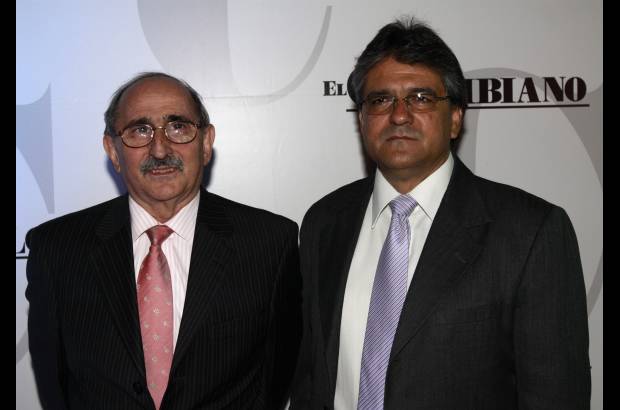 Edwin Bustamante Restrepo - Jorge Alberto Sierra Campuzano, director de la oficina de Proexport Medellín, y Herman Gutiérrez.