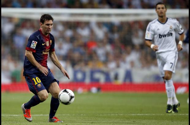 Reuters - Todo pintaba para una goleada de proporciones cuando los azulgranas quedaron con 10 hombres a los 28 minutos por la expulsi&#243;n de Adriano tras derribar a Cristiano dentro del &#225;rea. El portugu&#233;s se perfilaba para aumentar la diferencia en un desborde.