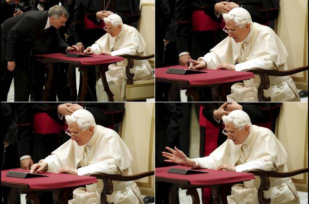 REUTERS - -&quot;Queridos amigos, acabo de lanzar News.va. &#161;Alabado sea nuestro Se&#241;or Jesucristo&#133; Con mis oraciones y bendiciones&quot;, se&#241;al&#243; el mensaje del papa, justo el d&#237;a en el que celebraba sus 60 a&#241;os sacerdotales.