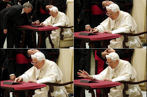 Foto Reuters - El Papa Benedicto XVI ya hace parte de la red social Twitter, que le permitirá interactuar en tiempo real con sus fieles.