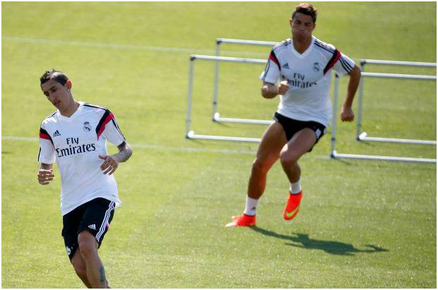 Reuters - Los cuatro, junto al argentino &#193;ngel Di Mar&#237;a, pon&#237;an fin a sus vacaciones estivales despu&#233;s de disputar todos ellos las &#250;ltimas rondas de la Copa del Mundo.