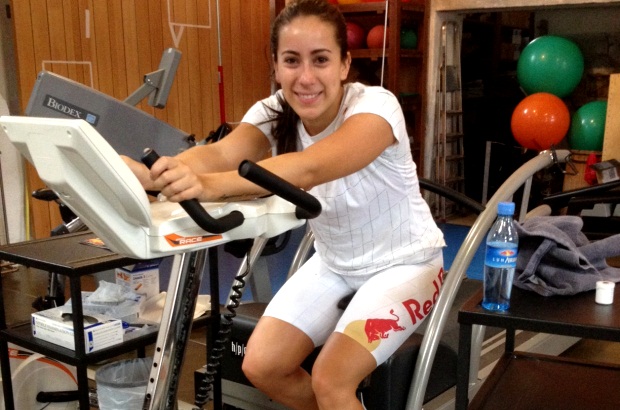 CORTES&#205;A MARIANA PAJ&#211;N - Las pruebas, realizadas en el laboratorio de Red Bull, empresa por la que es patrocinada, consist&#237;an resistencia, potencia, fuerza explosiva, test con fisioterapeutas y an&#225;lisis de lactato.