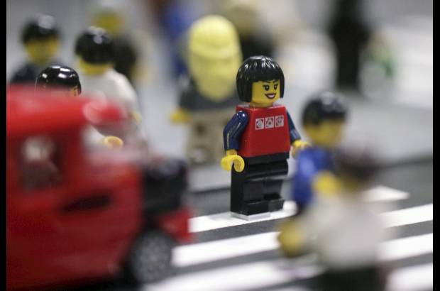 Foto Bloomberg - Una creación para el Legoland de Tokio.