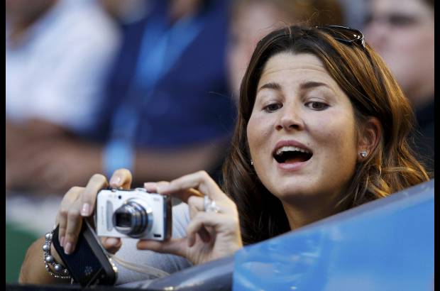 Reuters - Miroslava Mirka Vavrinec, esposa de Federer.