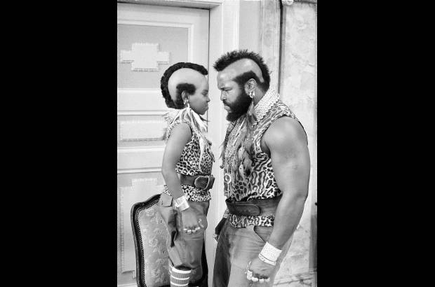 AP - Mr.T al lado de Arnold. Dos de los iconos de la televisi&#243;n de los a&#241;os 80.
