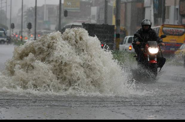 Juan A. S&#225;nchez - Las mediciones dieron cuenta que en algunos sectores la lluvia ca&#237;da lleg&#243; a los 40,5 mil&#237;metros.