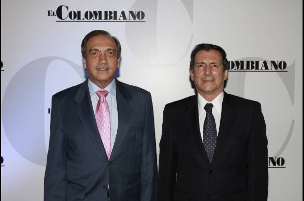 Edwin Bustamante Restrepo - El gobernador de Antioquia, Luis Alfredo Ramos Botero, y el secretario privado de la Gobernación, Jesús Alfonso Jaramillo Zuluaga.
