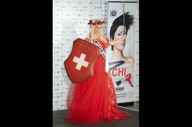 Reuters - Miss Suiza, Linda Faeh.