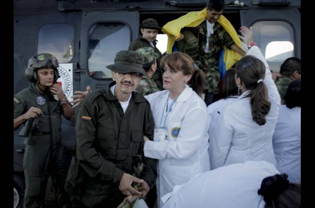 Cortesía CICR - El intendente de la Policía, Jorge Romero, fue secuestrado el 10 de julio de 1999, tras el ataque a la estación de Puerto Rico, Meta.