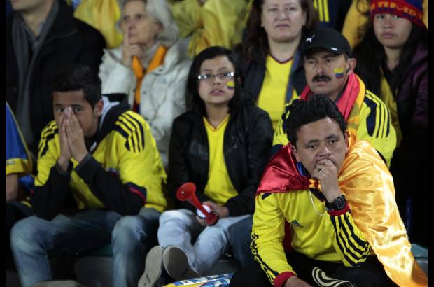 Reuters - Al final muchas caras largas por la derrota.