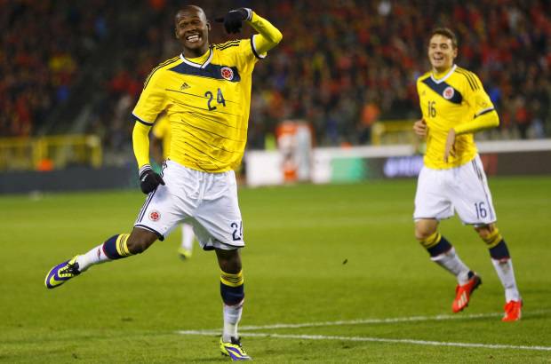REUTERS - La selección Colombia venció este jueves 2-0 a Bélgica en el primer partido de preparación del equipo suramericano.