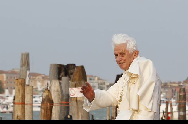 Reuters - En la &#250;ltima parte de su visita a Venecia, el papa pronunci&#243; un discurso ante representantes de la cultura y econom&#237;a de esta ciudad.