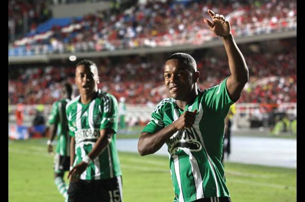 Colprensa - Nacional super&#243; por 2-4 a Am&#233;rica en el estadio Pascual Guerrero. Dorlan Pab&#243;n anot&#243; dos tantos.