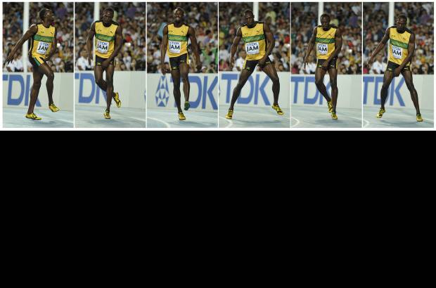 Reuters - Nesta Carter fue el primero en el relevo, seguido por Michael Frater. Yohan Blake, el campe&#243;n de los 100 tras la descalificaci&#243;n de Bolt en la final, fue el tercero y entreg&#243; a Bolt.