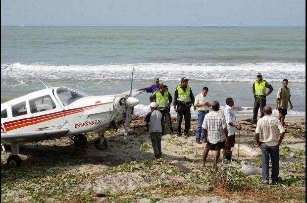 Rafael Polo, Colprensa - La avioneta despegó del aeropuerto Rafael Núñez de Cartagena y tenía como destino el Ernesto Cortissoz en Barranquilla.