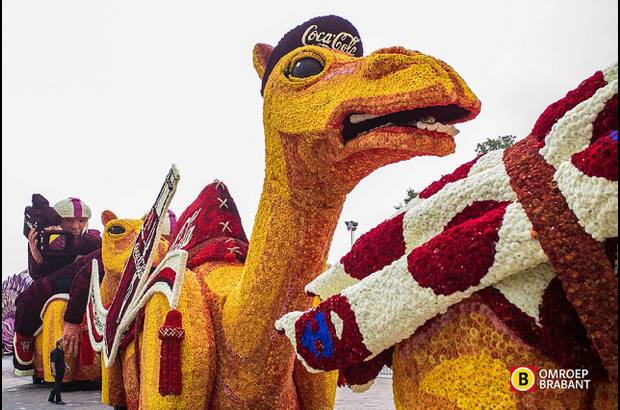Jesse van Kalmthout, Omroep Brabant - Desfile de los gigantes de flores en Zundert, Holanda. La gran parada se realiz&#243; el primer domingo de septiembre como es tradici&#243;n hace 73 a&#241;os en dicha ciudad.