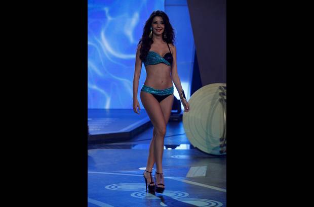 Foto Colprensa - La Se&#241;orita Antioquia, Laura Trujillo Montoya, conquist&#243; al jurado con su cuerpo armonioso y buena pasarela en la que irradi&#243; seguridad.