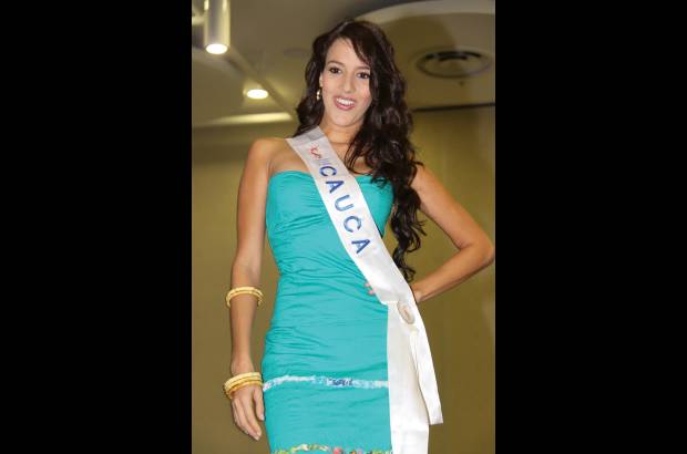 Colprensa - Señorita Cauca, Violeta Bergonzi Gómez.