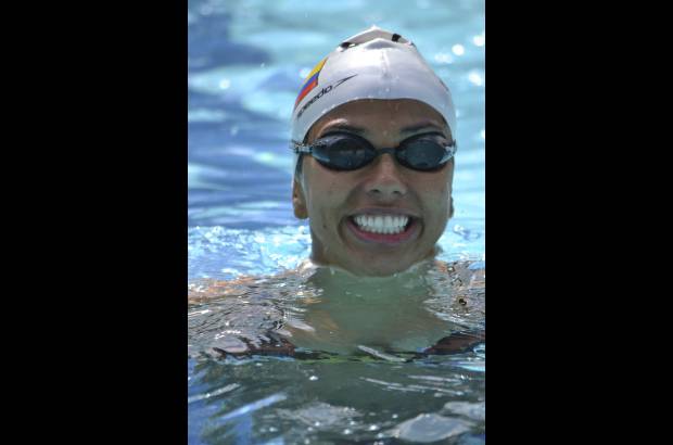 Cortesía - La antioqueña Carolina Colorado hizo un tiempo de 1:01:81 en su prueba, clasificándose en la casilla 28 de la general, es decir, por fuera de las 16 mejores marcas de la competencia.