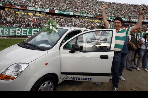Jaime P&#233;rez - El verde y blanco se apoder&#243; del estadio Atanasio Girardot.