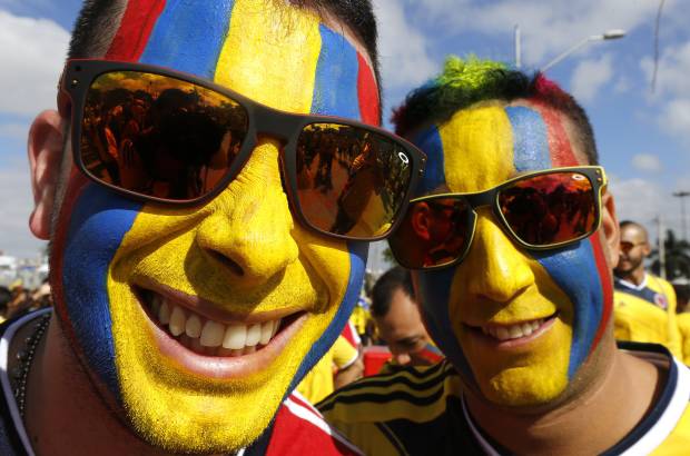 FOTO JUAN ANTONIO S&#193;NCHEZ, ENVIADO ESPECIAL A BRASIL - Los aficionados que viajaron a territorio carioca para presenciar los partidos de la Selecci&#243;n hicieron sentir al equipo como en el Metropolitano, un gesto que Colombia respondi&#243; con tres goles.