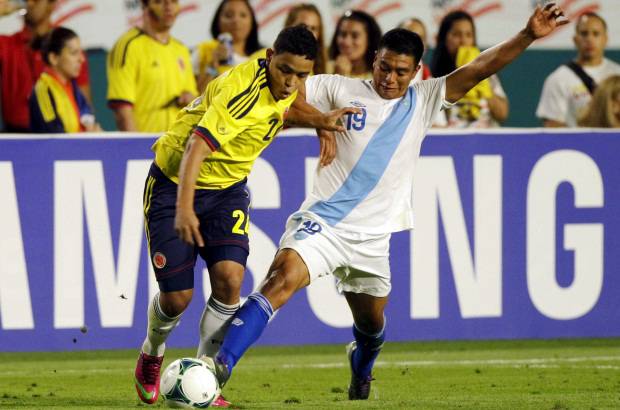 AP - El joven Luis Fernando Muriel entró en el segundo tiempo y marcó su primer gol con la Selección Colombia de Mayores.