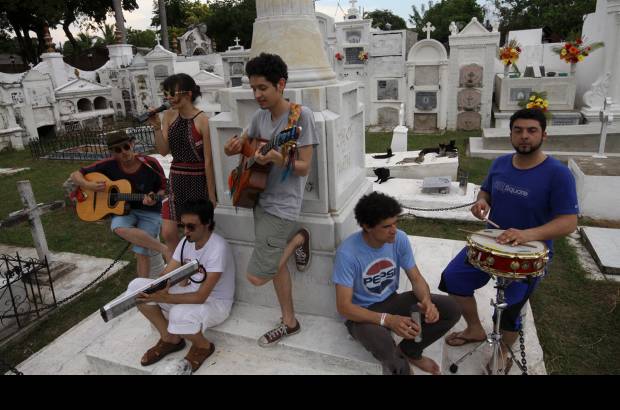 Foto Henry Agudelo - El cementerio de Mompox fue el escenario para el cierre.