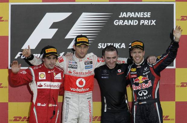 Reuters - "Hemos tenido un año largo, un fantástico año. La carrera de este domingo fue difícil. No fuimos tan rápidos como queríamos sobre llantas suaves pero fue un resultado sólido para obtener los campeonatos y quiero agradecer al equipo", dijo Vettel.