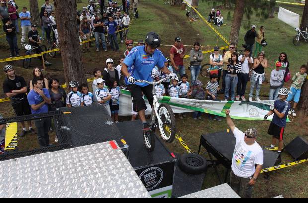 Manuel Saldarriaga - En el Parque Los Salados de El Retiro se realiz&#243; la prueba del biketrial del Cl&#225;sico EL COLOMBIANO-Indeportes Antioquia 2011.