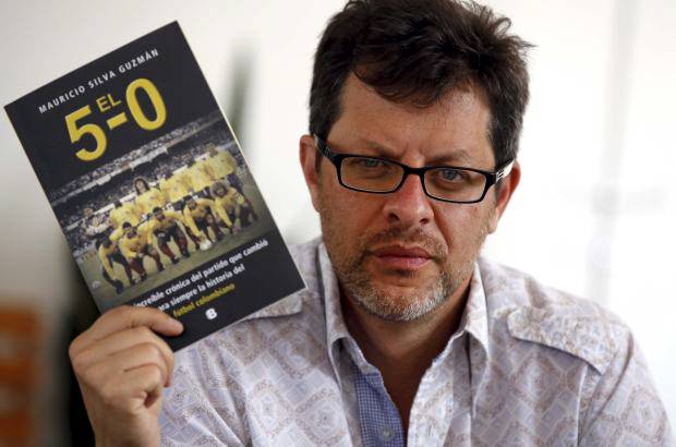 Manuel Saldarriaga - Mauricio Silva lanz&#243; el libro El 5-0 como la cr&#243;nica del partido hist&#243;rico.