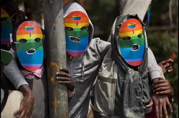 AP - Protesta a favor de la homosexualidad en Kenia.