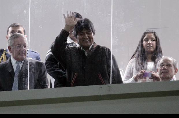 Reuters - El presidente boliviano, Evo Morales, estuvo presente en el compromiso.
