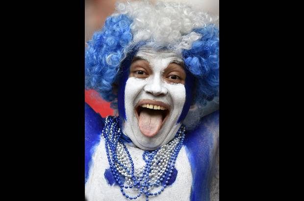 AFP - Creatividad en los hinchas se ha vista en Brasil 2014.