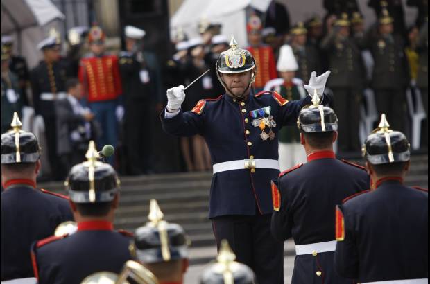 Colprensa - Fue un desfile imponente y lleno de sentimiento patrio.