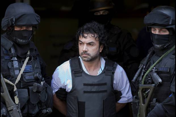 Foto AP - Henry L&#243;pez, uno de los supuestos narcos m&#225;s buscados de Colombia y socio de &quot;los Urabe&#241;os&quot;, fue capturado en Buenos Aires, Argentina.
