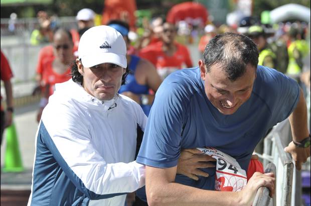 Esteban Jaramillo y Sebasti&#225;n Salazar - M&#225;s de 10 mil competidores se dieron cita en esta hist&#243;rica cita deportiva que se corr&#237;a en las modalidades de 5, 10, 21 y 42 kil&#243;metros.