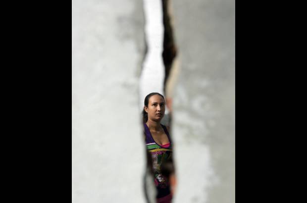 FOTOS HERN&#193;N VANEGAS - La Alcald&#237;a no tiene un plan para reubicar a las personas en caso de colapso de las casas.