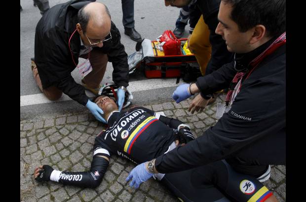Foto Reuters - Quintero compite con el equipo Colombia-Coldeportes.
