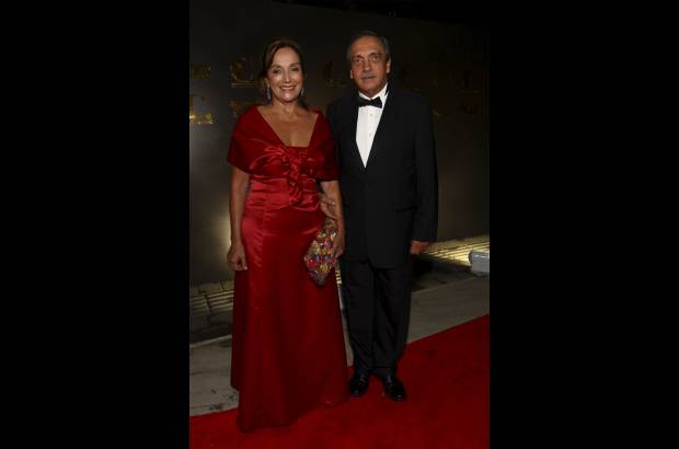 Edwin Bustamante - Luis Alfredo Ramos (exgobernador de Antioquia) y su esposa.