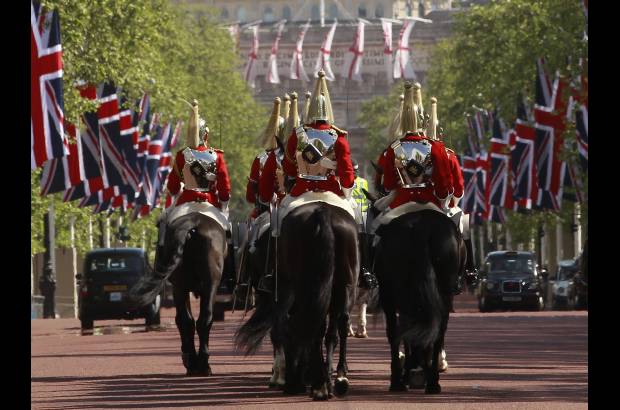 Reuters - La banda de música participó, pero no tocó dada la temprana hora en la que se realizó el ensayo del desfile.