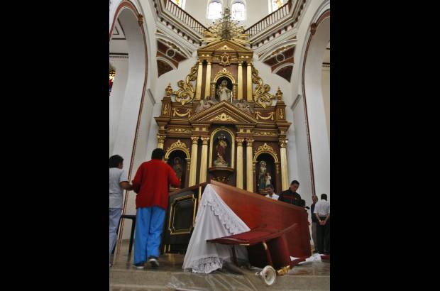 Esteban Vanegas - Los hechos delictivos ocurrieron en la catedral de la localidad.