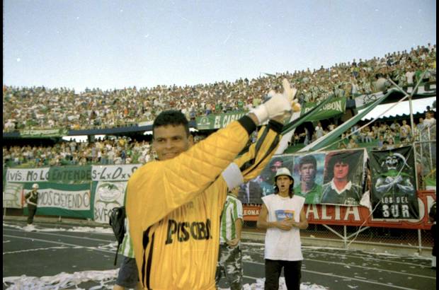 Foto archivo - El portero vallecaucano Miguel &#193;ngel Calero Rodr&#237;guez descrest&#243; con todo su talento en el club Independiente de Ginebra, el Club Sporting de Barraquilla, el Deportivo Cali, el Club Atl&#233;tico Nacional, el Pachuca y la selecci&#243;n Colombia.
