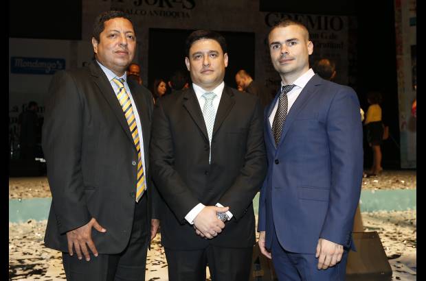 Fotos juan antonio sánchez - Carlos Salazar, Raul Vergara y Mauricio Cano, directivos de la empresa Gana.