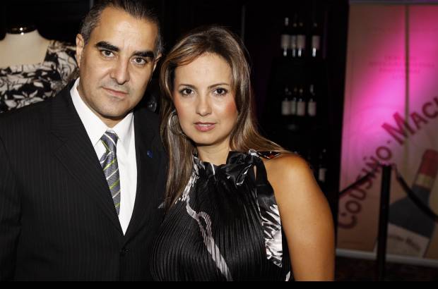 David Sánchez Mejía - Luis Fernando Valencia también estuvo en la fiesta con Catalina Correa.