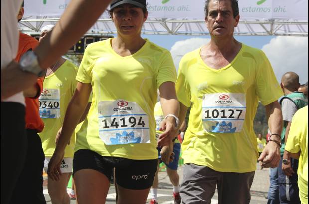 Esteban Jaramillo y Sebastián Salazar - Más de 10 mil competidores se dieron cita en esta histórica cita deportiva que se corría en las modalidades de 5, 10, 21 y 42 kilómetros.