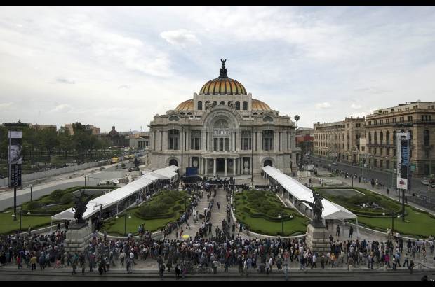 AFP - Panor&#225;mica del Palacio de Bellas Artes de M&#233;xico.