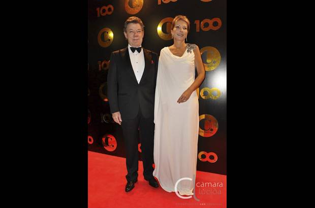 Foto Cámara Lúcida - Juan Manuel Santos y María Clemencia Rodríguez.