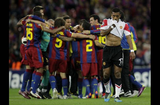 AP - El Barsa se impuso el sábado 3-1 a Manchester United en la final de la Liga de Campeones en Wembley.